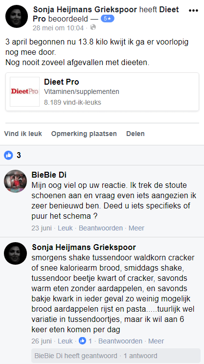 Review van Dieet Pro