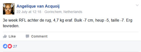Ervaring met Rapid Fatloss van Angelique
