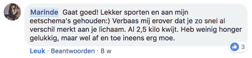 Ervaring van Marinde met het Droog Trainen Protocol voor vrouwen