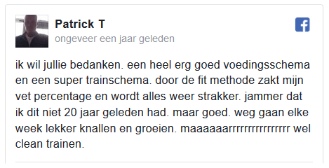 Ervaring van Patrick met de FIT Methode