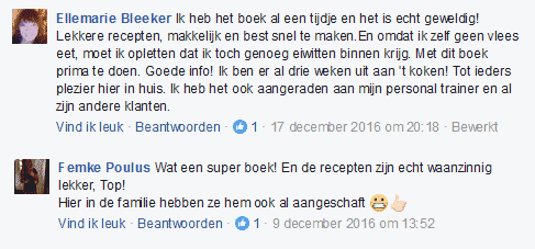 Ervaringen met FitChef op Facebook